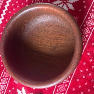 10” teakwood bowl
